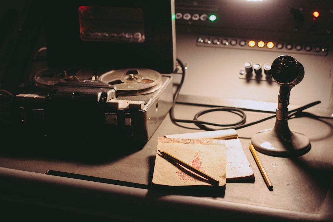 radio studio recording